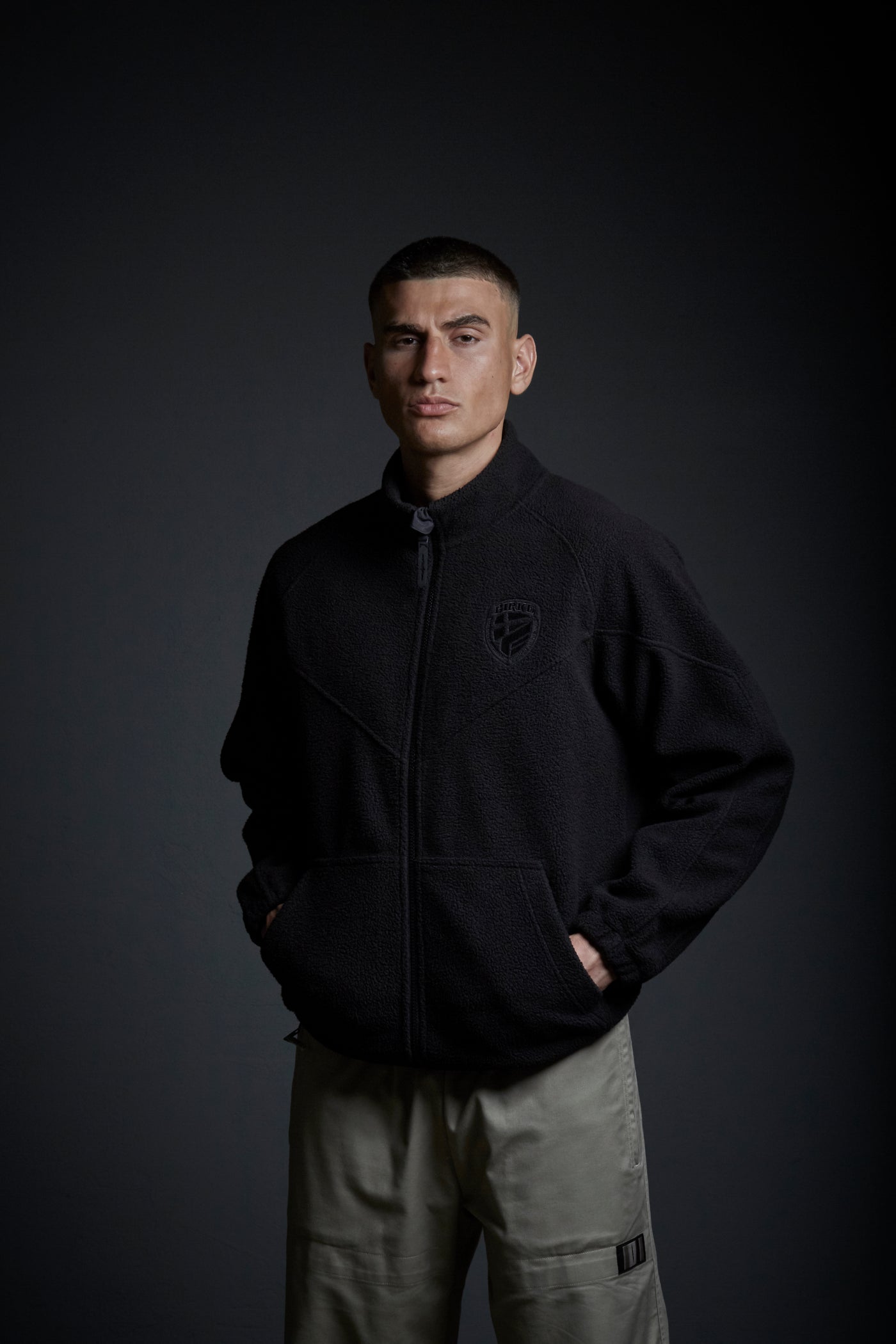 STEALTH FULL ZIP FLEECE JACKET. 