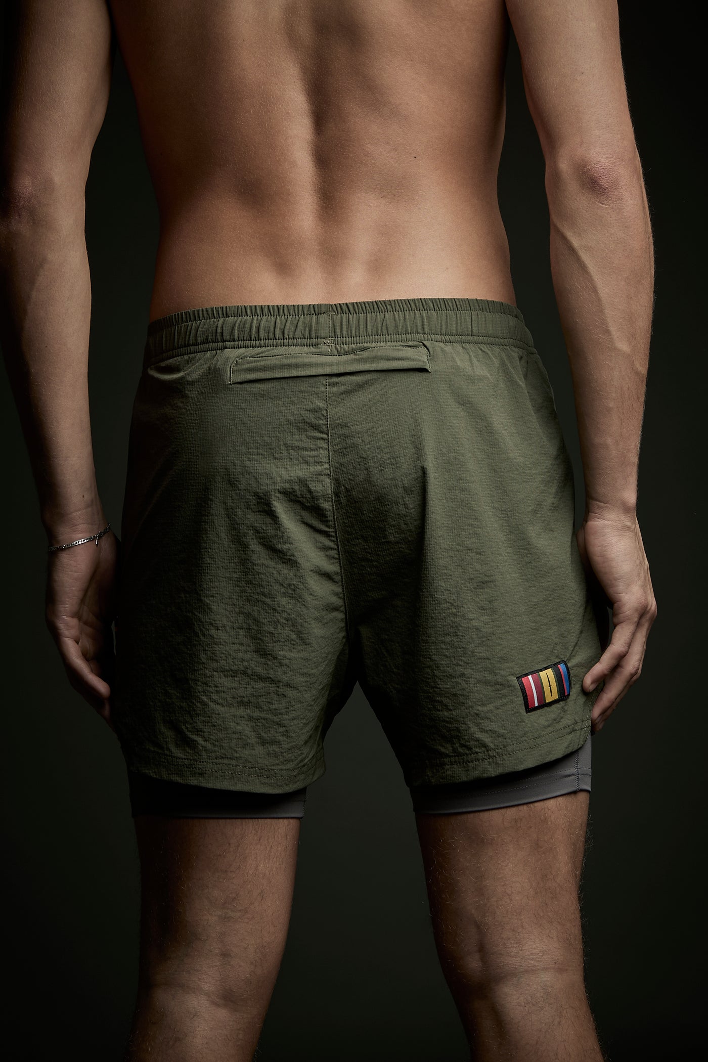 DIVISION 2 in 1 shorts - 5" RANGER GREEN
