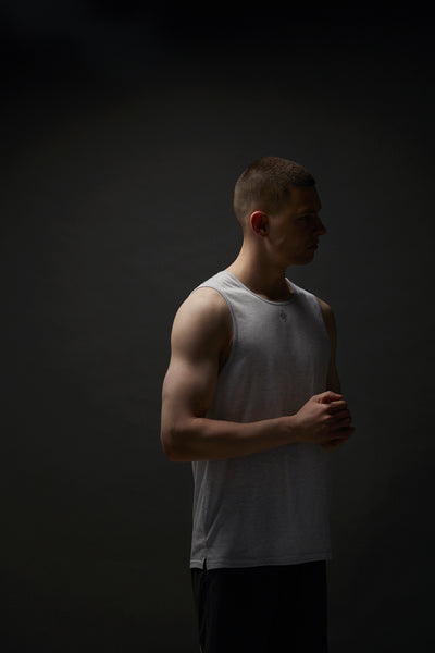 TANK TOP MELANGE GRAY