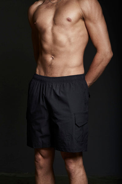 DTC CARGO SHORTS -  BLACK