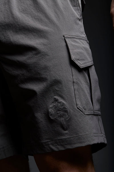 DTC, CARGO SHORTS - DARK GREY