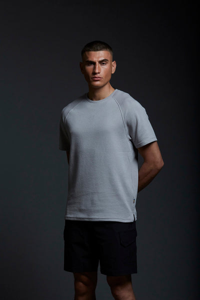 DTC WAFFLE BATTLE TEE - GREY