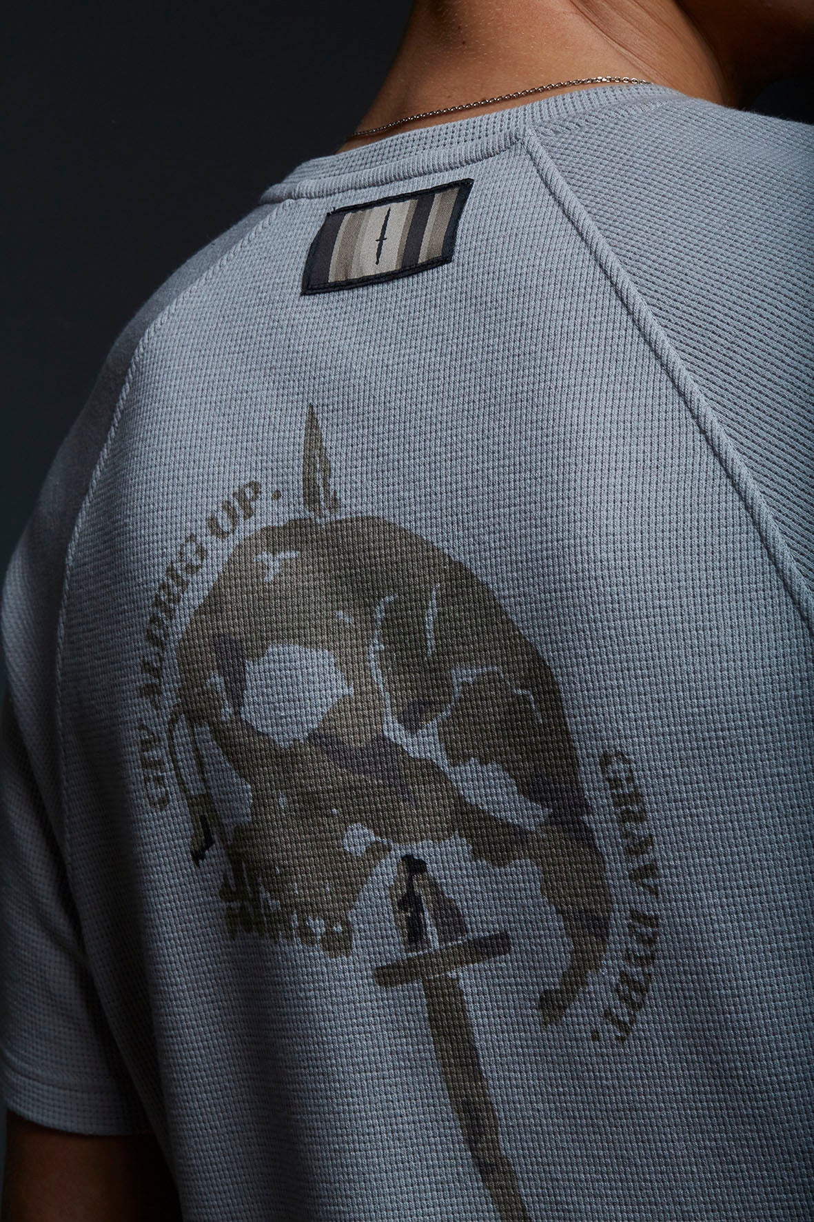 DTC WAFFLE BATTLE TEE - GREY