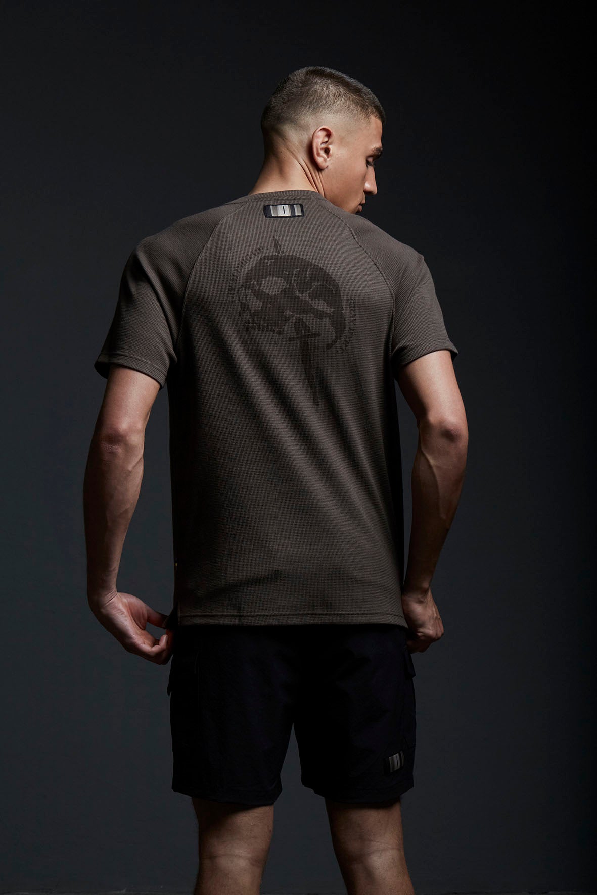 DTC WAFFLE BATTLE TEE - MUD