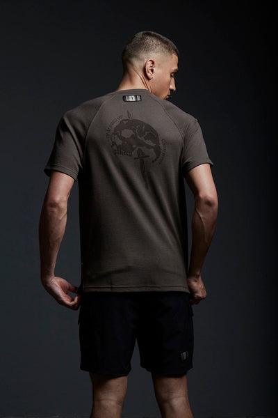 DTC WAFFLE BATTLE TEE - MUD