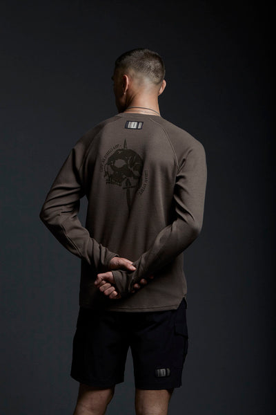DTC LANGÆRMET BATTLE TEE - MUD