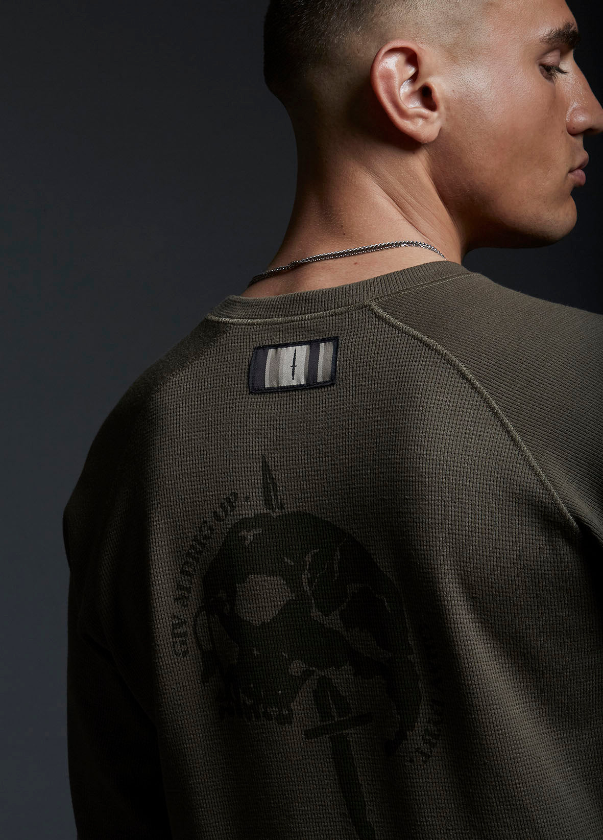 DTC LANGÆRMET BATTLE TEE - DARK GREEN
