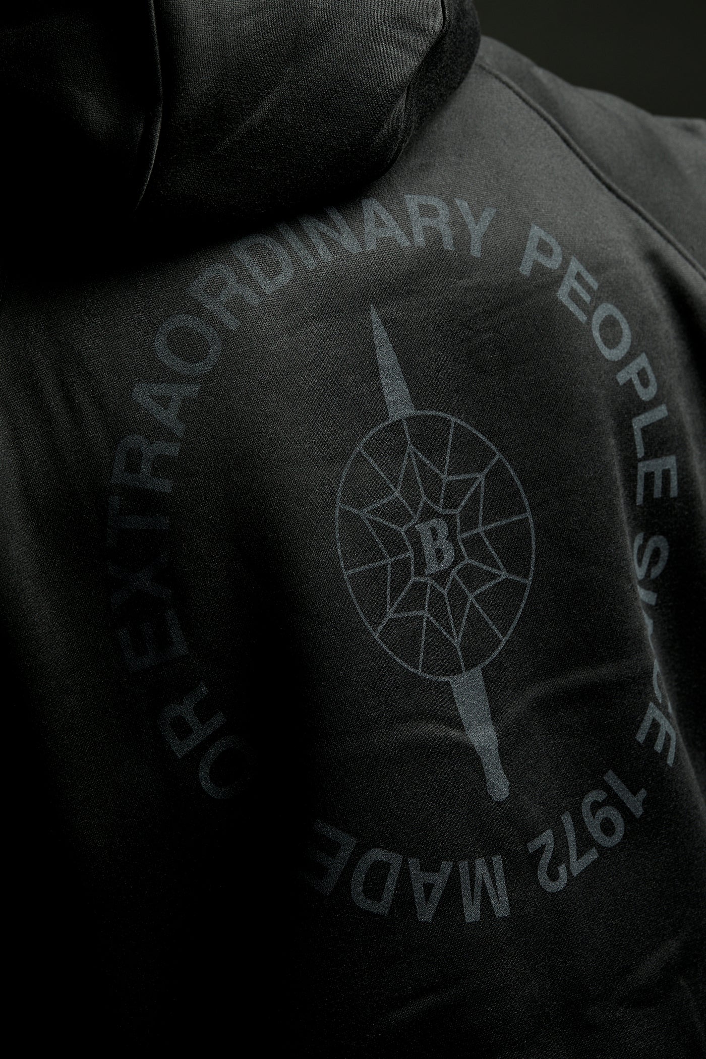 ALPHA STRIKER HOODIE - BLACK