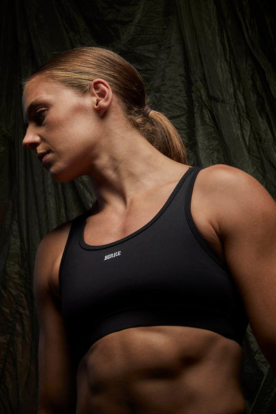 WOMEN'S SPORTS BRA BLACK