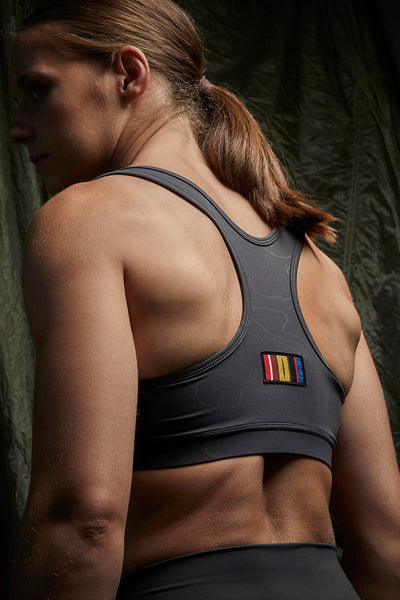 WOMEN'S SPORTS BRA WARSHIP GRAY