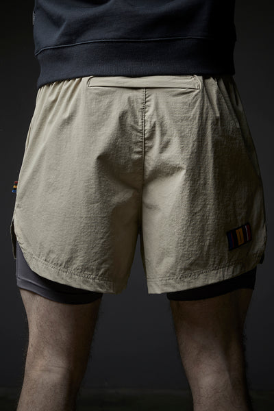 DIVISION 2 in 1 shorts,  5" DESERT