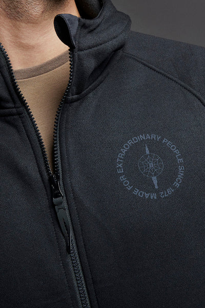 ALPHA STRIKER HOODIE - BLACK