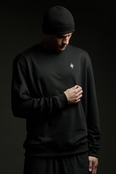 COMMANDER SWEATSHIRT - BLACK