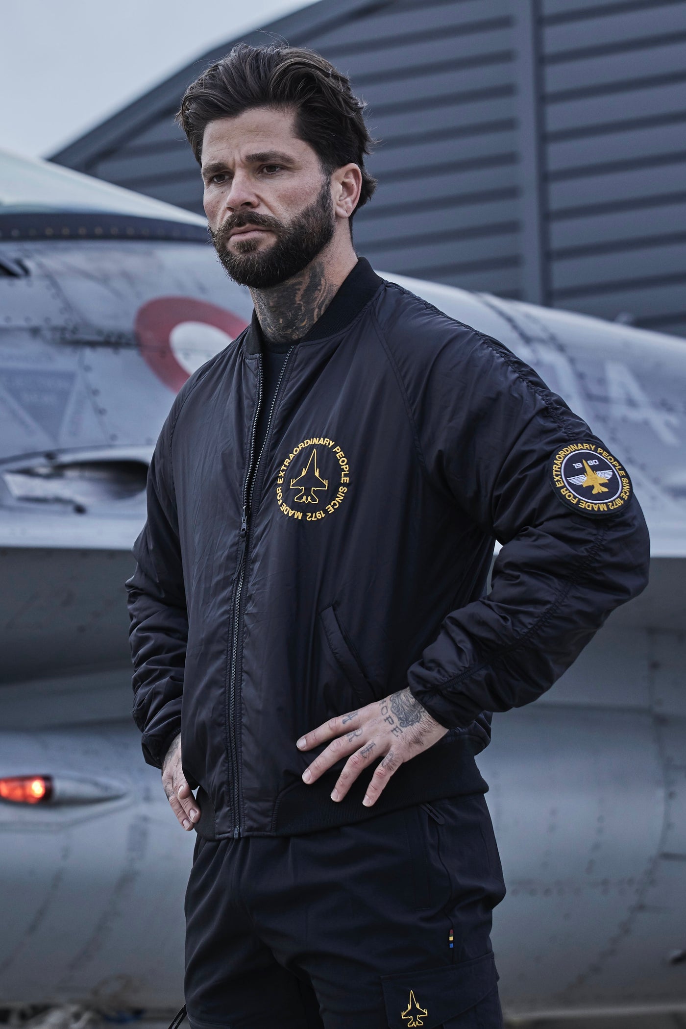 RUNWAY 72,  Bomber - BLACK