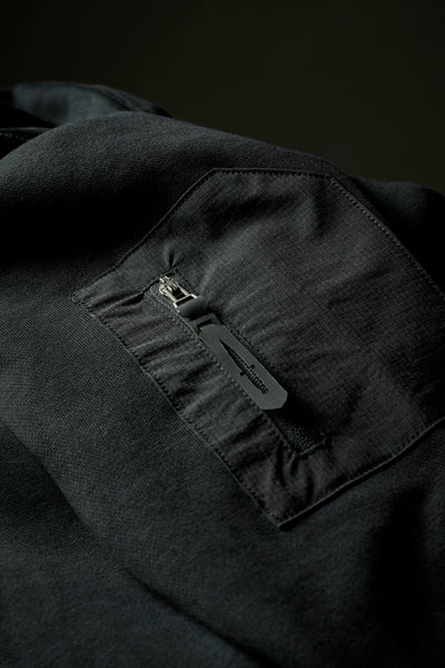 SHADOW half zip sweatshirt