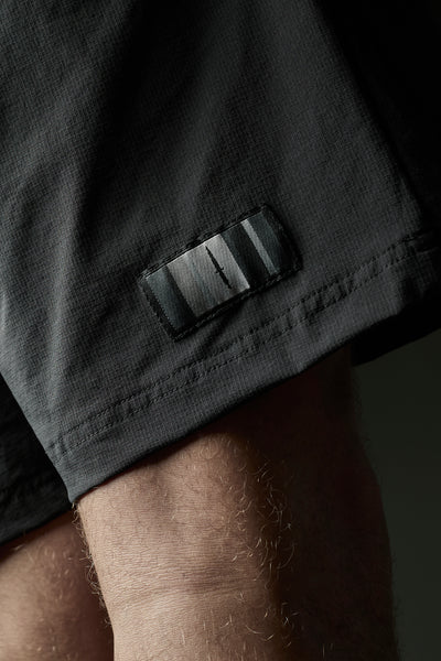 DIVISION SHORTS WITH INNER SHORTS 5" BLACK